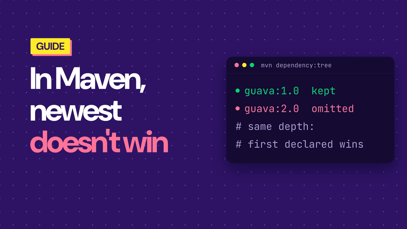 Navigating the Maze of Maven Dependencies - A Survival Guide