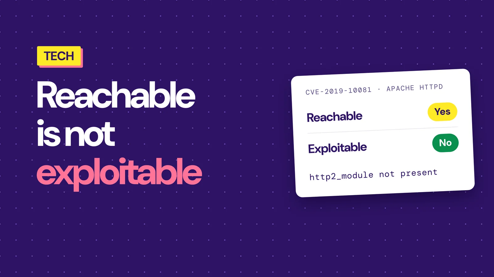 Why Static Code Reachability Is Not Enough: From "Reachable" to Truly Exploitable