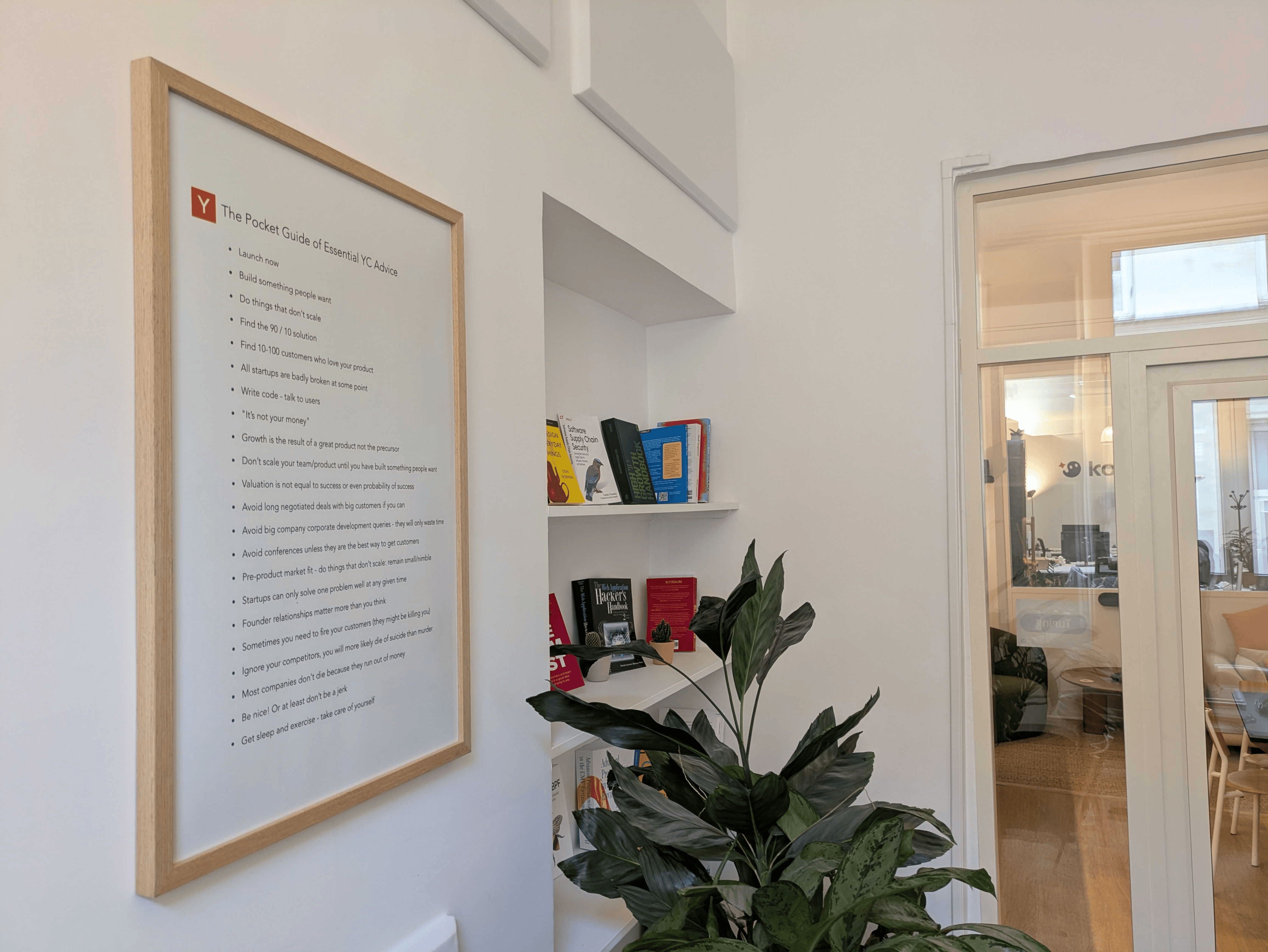 YC Advice Poster