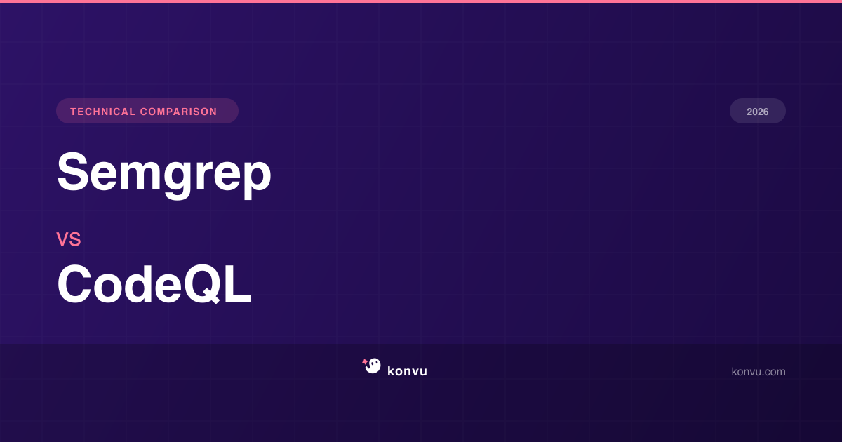 Semgrep vs CodeQL (2026): Technical Comparison for Security Teams | Konvu